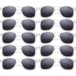 Wayfarer 80's Classic Blue Brothers Horn Rimmed Style Retro Colors Packs Vintage Retro Sunglasses (10 PACK) - CJ18S430KC5 $41.96