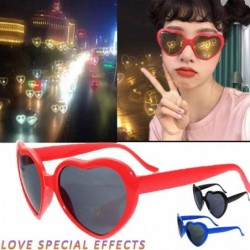 Semi-rimless Oversized Sunglasses Protection - Red - CZ194YI4GGY $12.35