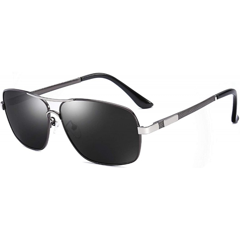 Oval Personalized Sunglasses protection Polarized Black Original - Black-original - CY18SYSRKQ3 $10.01