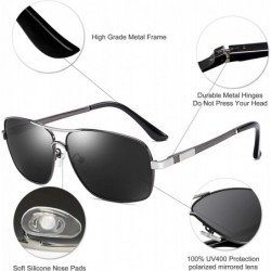 Oval Personalized Sunglasses protection Polarized Black Original - Black-original - CY18SYSRKQ3 $10.01
