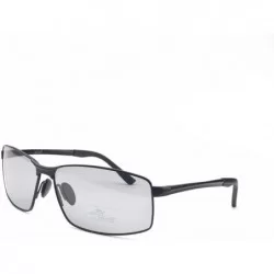 Sport Polarized Photochromic Lens Day and Night Al-Mg Frame Driving Photosensitive Sunglasses for Men - CP184X95IHN $15.26