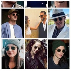 Oval Vintage Sunglasses Johnny Depp Oval Sunglasses Fashion Men Women Tony Stark Sunglasses see Though Lens - C6 - CN18ZLXXCM...