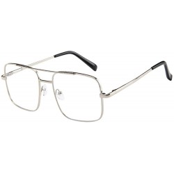 Oversized Women Men Vintage Retro Glasses Unisex Fashion Oversize Frame Sunglasses Eyewear - F - CV190626A8Z $21.55