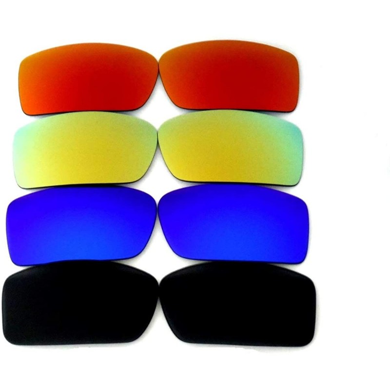 Oversized Replacement Lenses Fives Squared Fire Red Color Polarized - Black/Blue/Gold/Red - CR18GYY8U0S $28.37