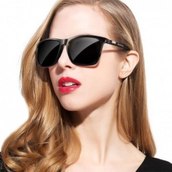 Semi-rimless Polarized Sunglasses for Men and Women UV400 Protection Sunglasses Safe Driving Sunglasses Metal Spring Temples ...