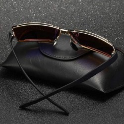 Oval New arrival 2019 sunglasses for men glasses designer sunglasses - Sivler/Gray - CH18NDU9TT3 $16.50