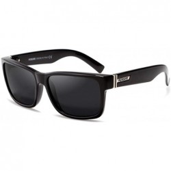 Sport Sunglasses Definition Polarization Discoloration - Black Gray - C118YM09ZOM $55.02