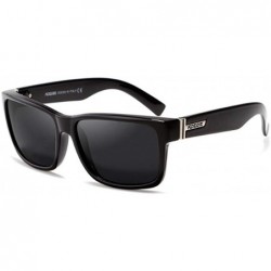 Sport Sunglasses Definition Polarization Discoloration - Black Gray - C118YM09ZOM $27.51