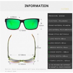Sport Sunglasses Definition Polarization Discoloration - Black Gray - C118YM09ZOM $27.51