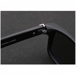 Sport Sunglasses Definition Polarization Discoloration - Black Gray - C118YM09ZOM $27.51