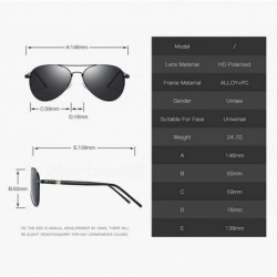 Oval Men Polarized Sunglasses Retro Classic Pilot Glasses Leisure UV400 Protection Metal Frame Oculos De Sol - CH198AI6OHY $1...