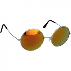 Round Unisex Latest Design Hippie Style Goggles Round Sunglasses Anti-Reflective Lens - C018GN36IXH $10.18