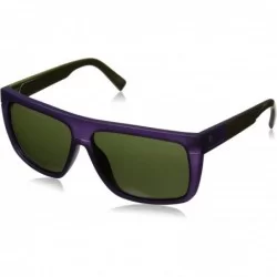 Square Visual Black Top Sunglasses - Purple Resin - CY11XCD8UUB $69.23
