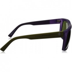 Square Visual Black Top Sunglasses - Purple Resin - CY11XCD8UUB $42.26