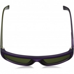 Square Visual Black Top Sunglasses - Purple Resin - CY11XCD8UUB $42.26