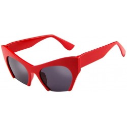 Rimless Half Frame Polarized Classic Fashion Womens Mens Sunglasses Retro UV400 Sun Glasses - B - CZ194KH5SX7 $19.57
