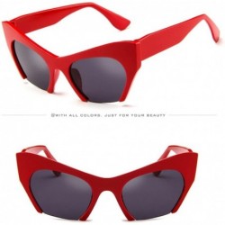 Rimless Half Frame Polarized Classic Fashion Womens Mens Sunglasses Retro UV400 Sun Glasses - B - CZ194KH5SX7 $8.64