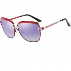 Aviator Polarized Sunglasses Lady Sunglasses Gradual Polarized Sunglasses - C - C218QO9DYSO $83.79