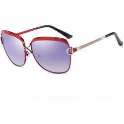 Aviator Polarized Sunglasses Lady Sunglasses Gradual Polarized Sunglasses - C - C218QO9DYSO $69.83