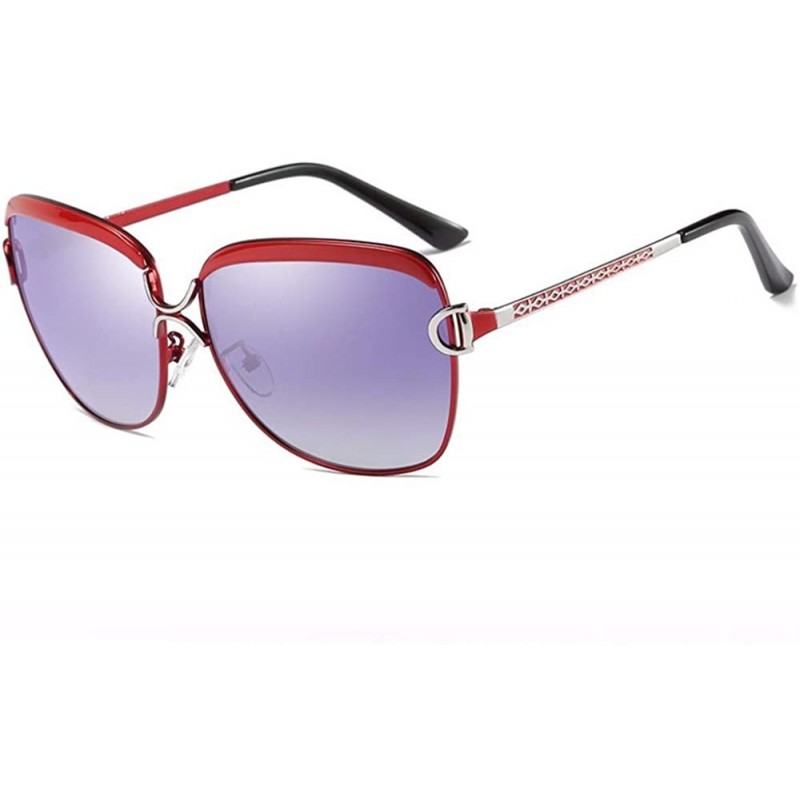 Aviator Polarized Sunglasses Lady Sunglasses Gradual Polarized Sunglasses - C - C218QO9DYSO $27.93