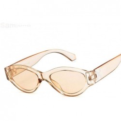 Cat Eye Cat Eye Sunglasses Women Fashion Brand Designer Rectangle Sun Glasses Ladies C1 - C1 - CI18Y4SZKXH $10.64