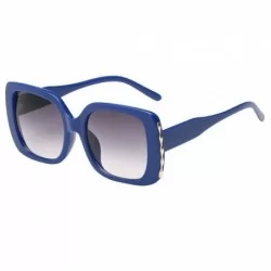 Sport Oversize Sunglasses Women Man Vintage Big Frame Shape Sunglasses Eyewear Summer Outdoor Sunglasses (B) - B - C618EK473A...