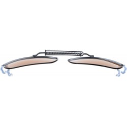 Rectangular Easyclip Spring Polarized Clip On Sunglasses - C60-brown - C112K8PQ9SZ $10.95