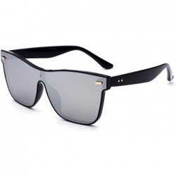 Rimless Polarized Sunglasses Covered Mirror Overall Design Sunglasses - C618X5TLT8N $80.94
