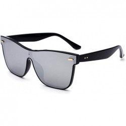 Rimless Polarized Sunglasses Covered Mirror Overall Design Sunglasses - C618X5TLT8N $49.89