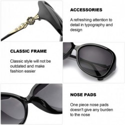 Oversized Women's Classic Oversized Polarized Sunglasses Elegant Fashion Design for Driving Shopping Travelling - CM18M3NLY96...