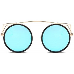 Aviator Men Women Clear Lens Sunglasses Metal Spectacle Frame Fashion Sunglasses - A - C818STUARTX $7.41