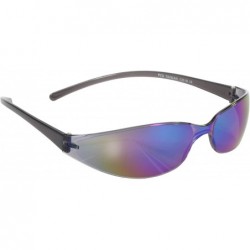Goggle Skinny Joes Slim Glasses (Black Frame/Color Mirror Lens) - Black Frame/Color Mirror Lens - CM11482Y8FB $19.74