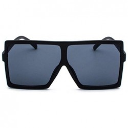 Oversized Oversized Sunglasses Women Men Gradient Lens Shades Sun Glasses Black Other - Tea - CW18YNDEXSA $10.70