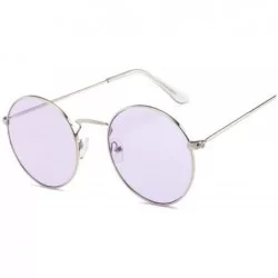 Oval Vintage Classic Metal Round Sunglasses Women Small New Retro Red Orange Pink Clear Glasses Shades UV400 - C7199CHGW62 $2...