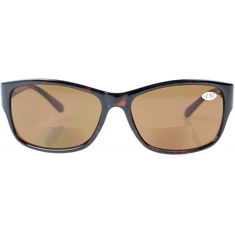 Sport Stylish Patterns Style Bifocal Sunglasses UV 400 Protection for Men and Women - Demi Brown Lens - C9180DLQN98 $9.28
