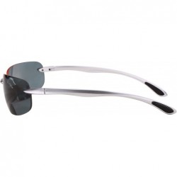 Wrap Lovin Sport Polarized Bifocal Sunglasses - Polarized - Black/Silver - CI184HCT6AC $41.71