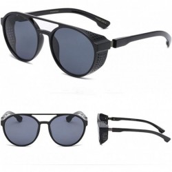 Goggle Unisex Vintage Glasses Retro Eyewear Fashion Radiation Protective Glasses - Black - C518Q2OXQ57 $9.21