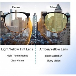 Aviator Blue LIght Blocking Glasses - Oversized Thick Sqaure Computer Glasses - Brown Blue +Anti Blue Light Lens - CB192T629D...