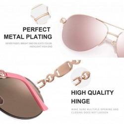 Aviator Classic Aviater Sunglasses For Women Men Metal Frame Mirrored Lens Driving Fashion UV400 Glasses 0257 - CW18WGMQQLQ $...