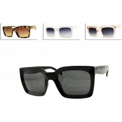 Sport 8183 Premium Oversize XL Mod Pop Classic Candy Funky Designer Retro Vintage Women Men Fashion Sunglasses - Brown - CT18...