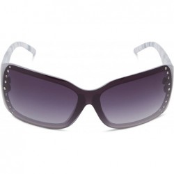 Oversized Women's U211 Shield Sunglasses - 70 mm - Silver - CY11BVEJ3YP $28.86