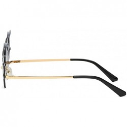 Aviator 2020 New Unisex Fashion Cat Eye Vintage Retro Sunglasses - Black - CZ196SYA0C8 $7.48