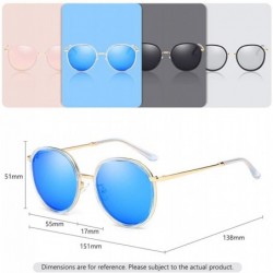 Cat Eye Cateye Women Sunglasses Polarized UV Protection Driving Sun Glasses for Fishing Riding Outdoors - 1001- Blue Lens - C...