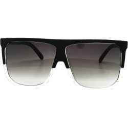 Aviator 7266 Premium Oversize XXL Women Men Tint Flat Top Fashion Sunglasses - Oversized - C81854OM0R5 $16.07