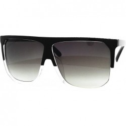 Aviator 7266 Premium Oversize XXL Women Men Tint Flat Top Fashion Sunglasses - Oversized - C81854OM0R5 $16.07