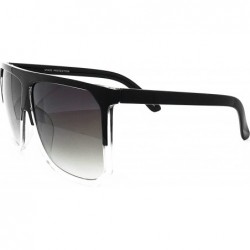 Aviator 7266 Premium Oversize XXL Women Men Tint Flat Top Fashion Sunglasses - Oversized - C81854OM0R5 $16.07