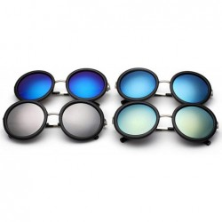 Round New Retro Round Sunglasses Women Brand Designer Vintage Sun Glasses Coating Oculos De Sol Gafas Lunette Soleil - CZ197A...