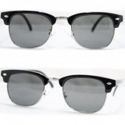 Wayfarer Japan Quality Sunglasses Unisex Triple UV protection Japan Patented Lens - Black/Smoke Type G - CR12IQU1APF $20.56