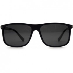 Rectangular p592 Classic Rectangular Polarized - for Womens-Mens 100% UV PROTECTION - Black-black - CZ192TGTCIL $28.95