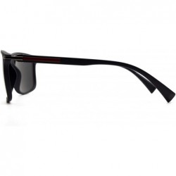 Rectangular p592 Classic Rectangular Polarized - for Womens-Mens 100% UV PROTECTION - Black-black - CZ192TGTCIL $28.95